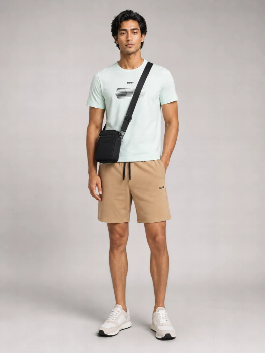 Boss Cotton Regular-Fit Short-Sleeve Graphic-Print T-Shirt
