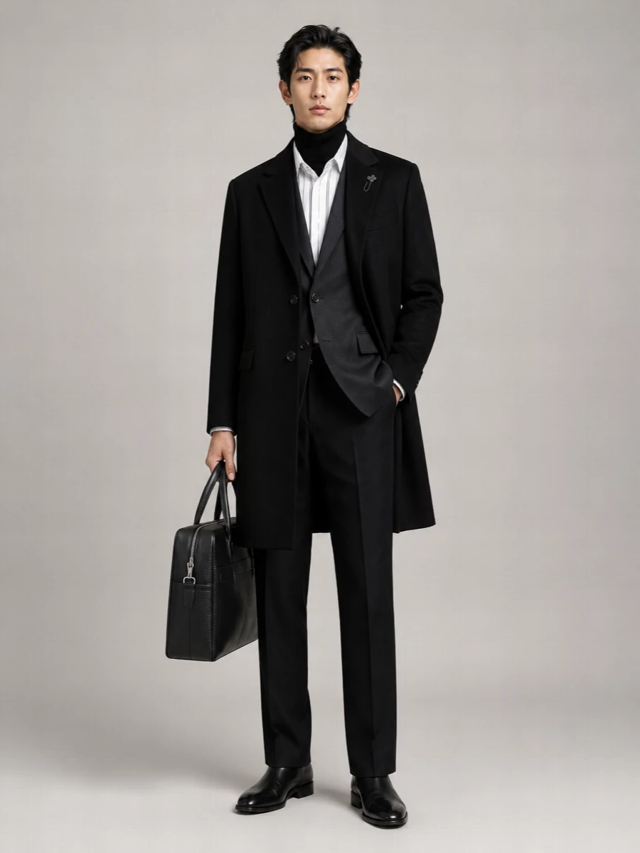 Lardini Cashmere Blend Single Breasted Blazer