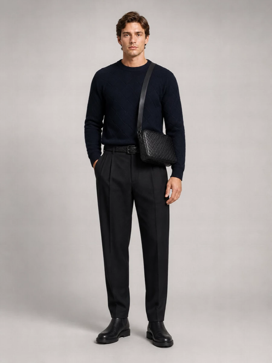 Bottega Veneta Ribbed Wool Crew-Neck Jumper