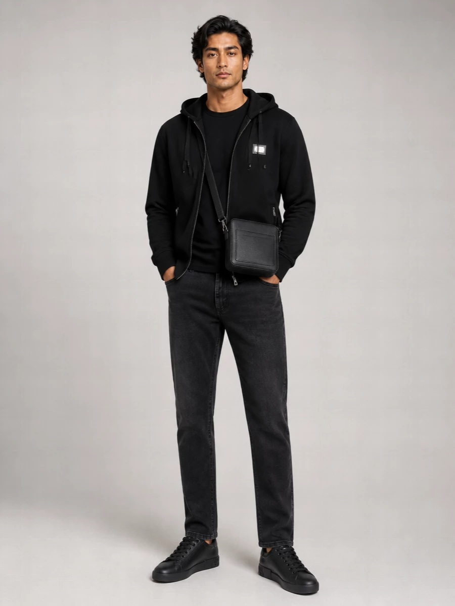 Dolce&Gabbana Cotton Jersey Zip-Up Hoodie
