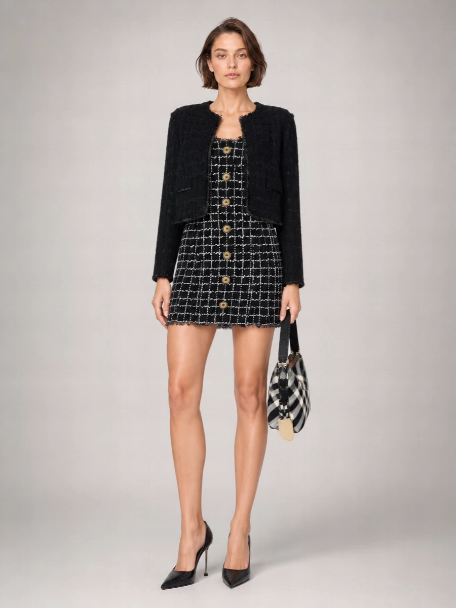 Tory Burch Wool Tweed Blazer