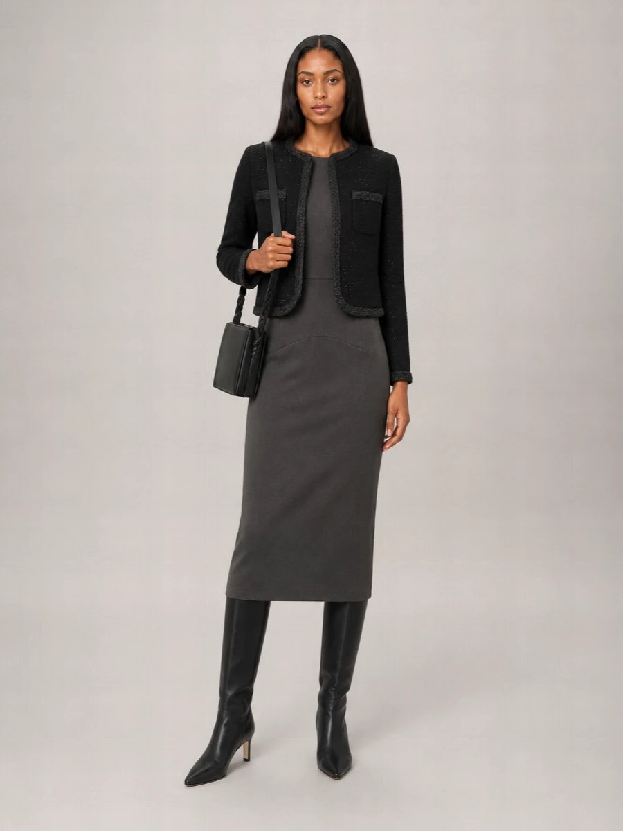 Fabiana Filippi Virgin Wool Single-Breasted Coat