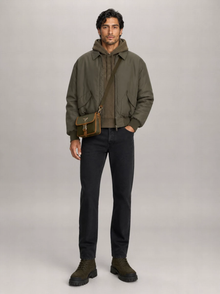 Mm6 Maison Margiela Nylon Puffer Jacket