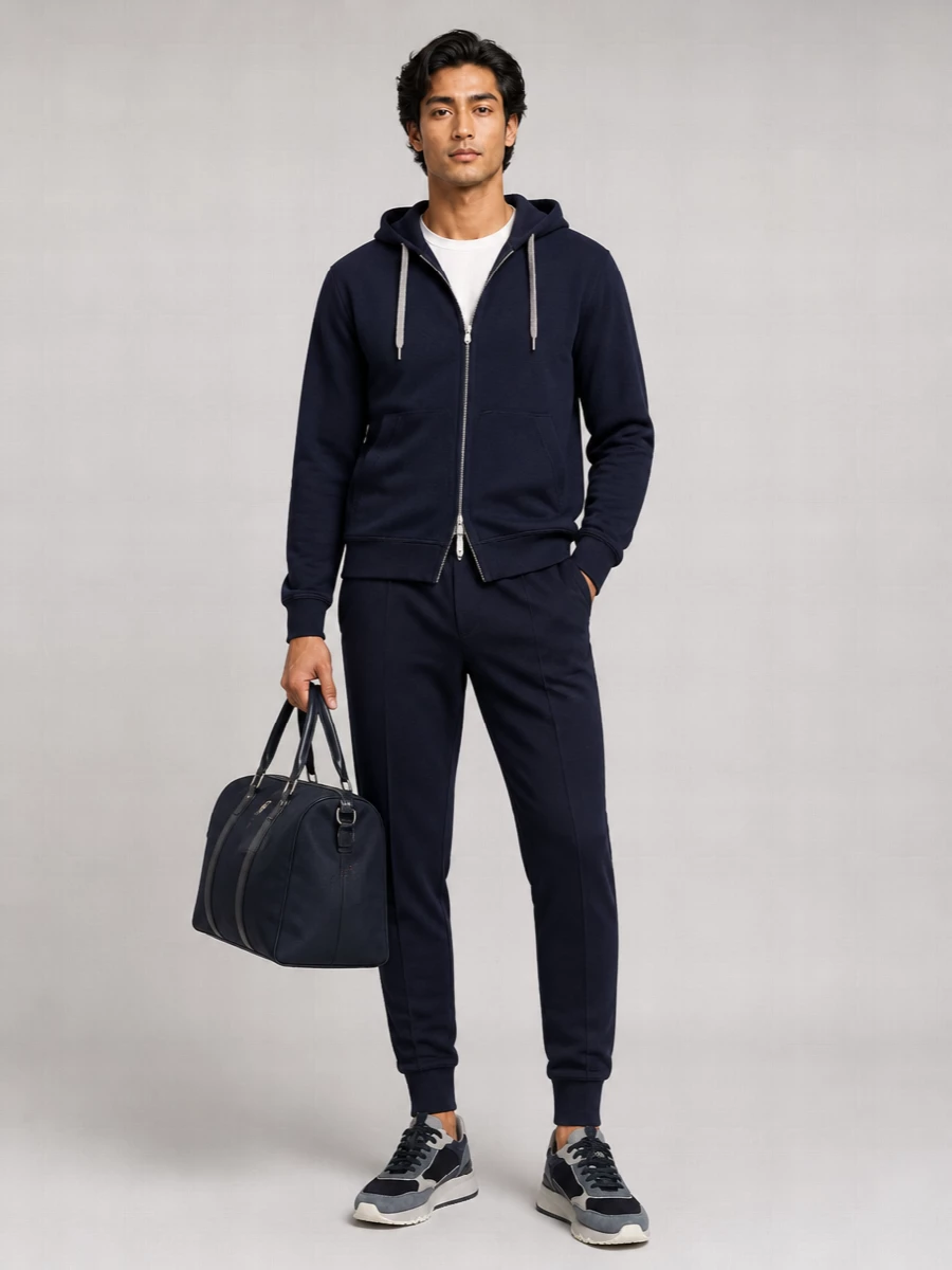 Brunello Cucinelli Cashmere Zip Up Hooded Jacket