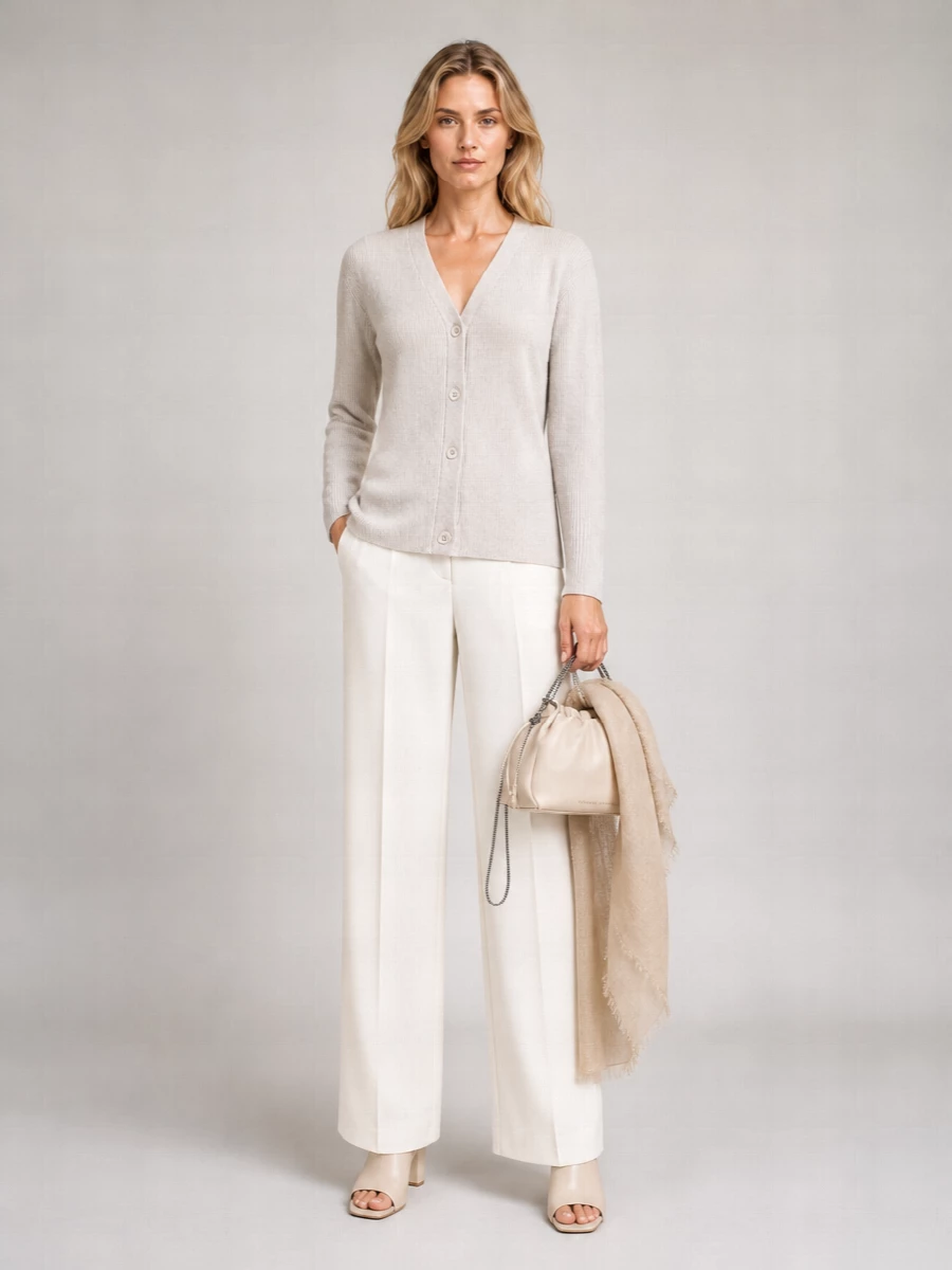 Fabiana Filippi Ribbed Cardigan