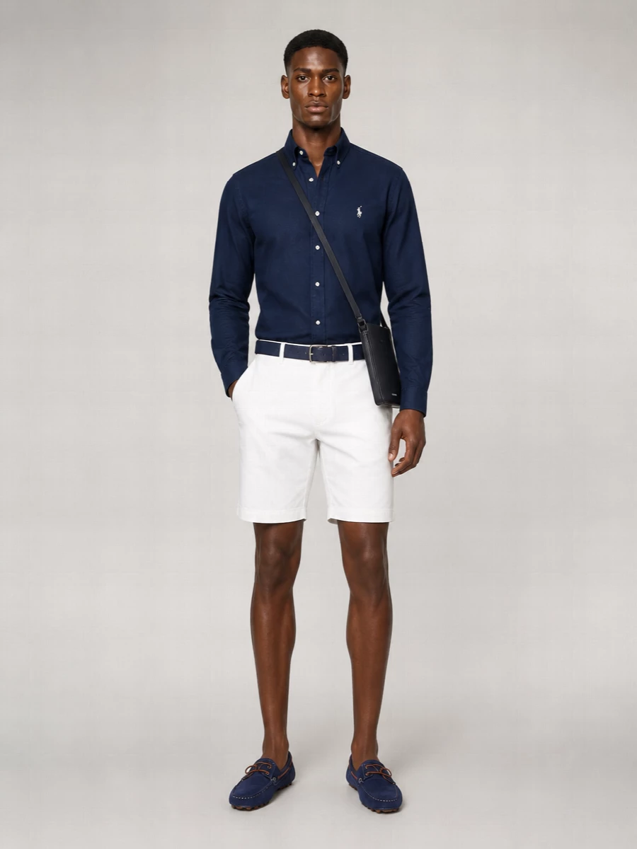 Polo Ralph Lauren Linen Slim-Fit Long-Sleeve Shirt