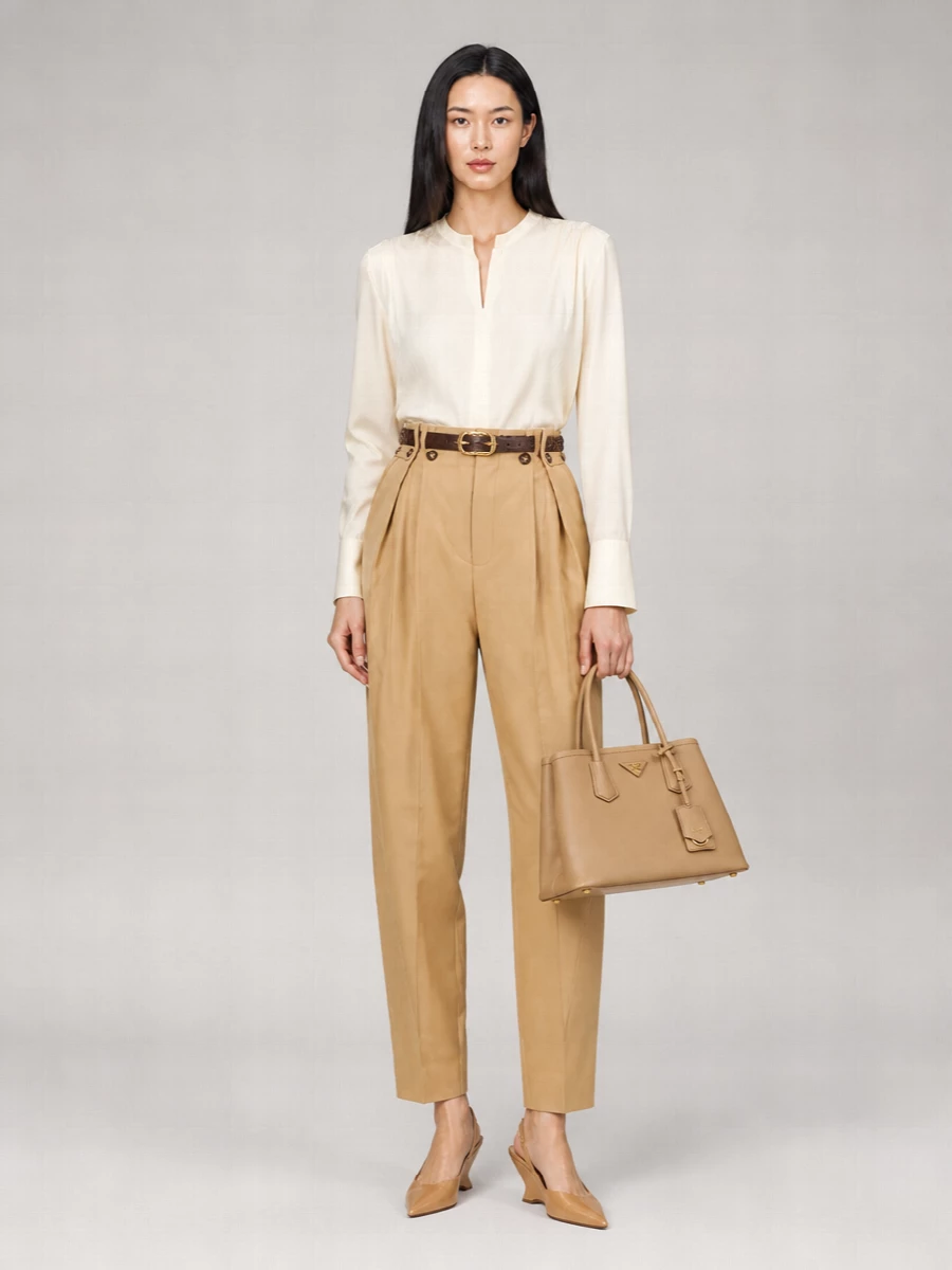 Prada Small Calf Leather Shoulder Bag