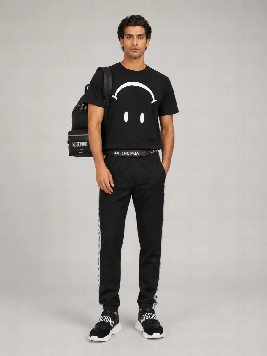 Moschino Cotton Oversized Printed T-Shirt