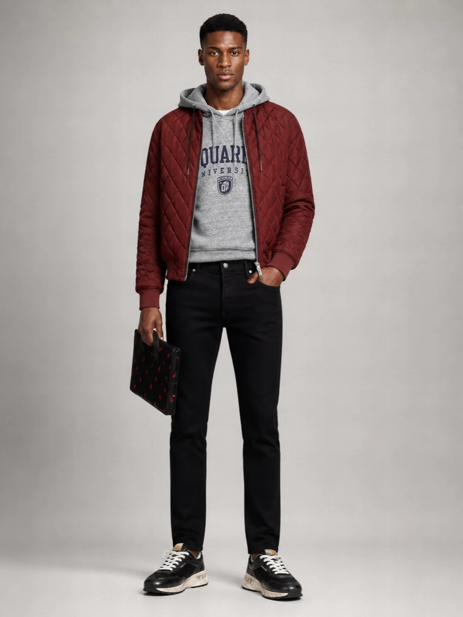 Dsquared2 Leather Shoulder Bag