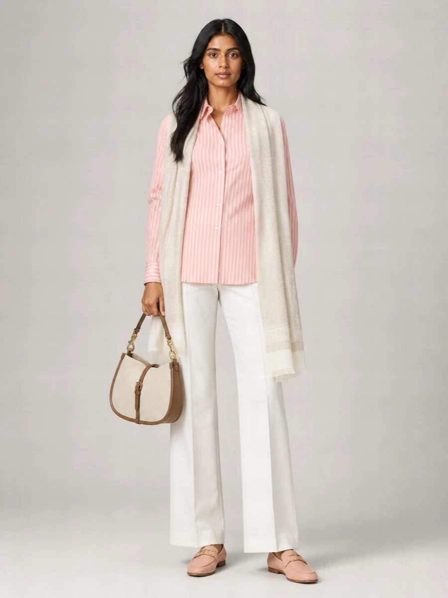 Etro Striped Cotton Long-Sleeve Shirt