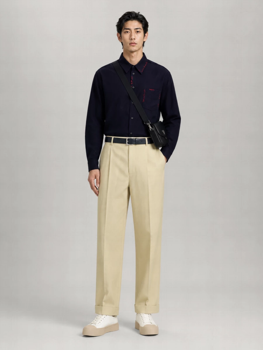 Marni Virgin Wool Long-Sleeve Shirt