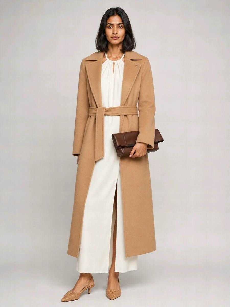 Max Mara Cashmere Single-Breasted Coat