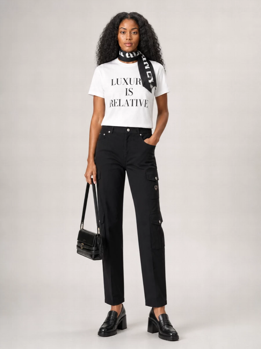 Moschino Cotton Printed Short-Sleeve T-Shirt