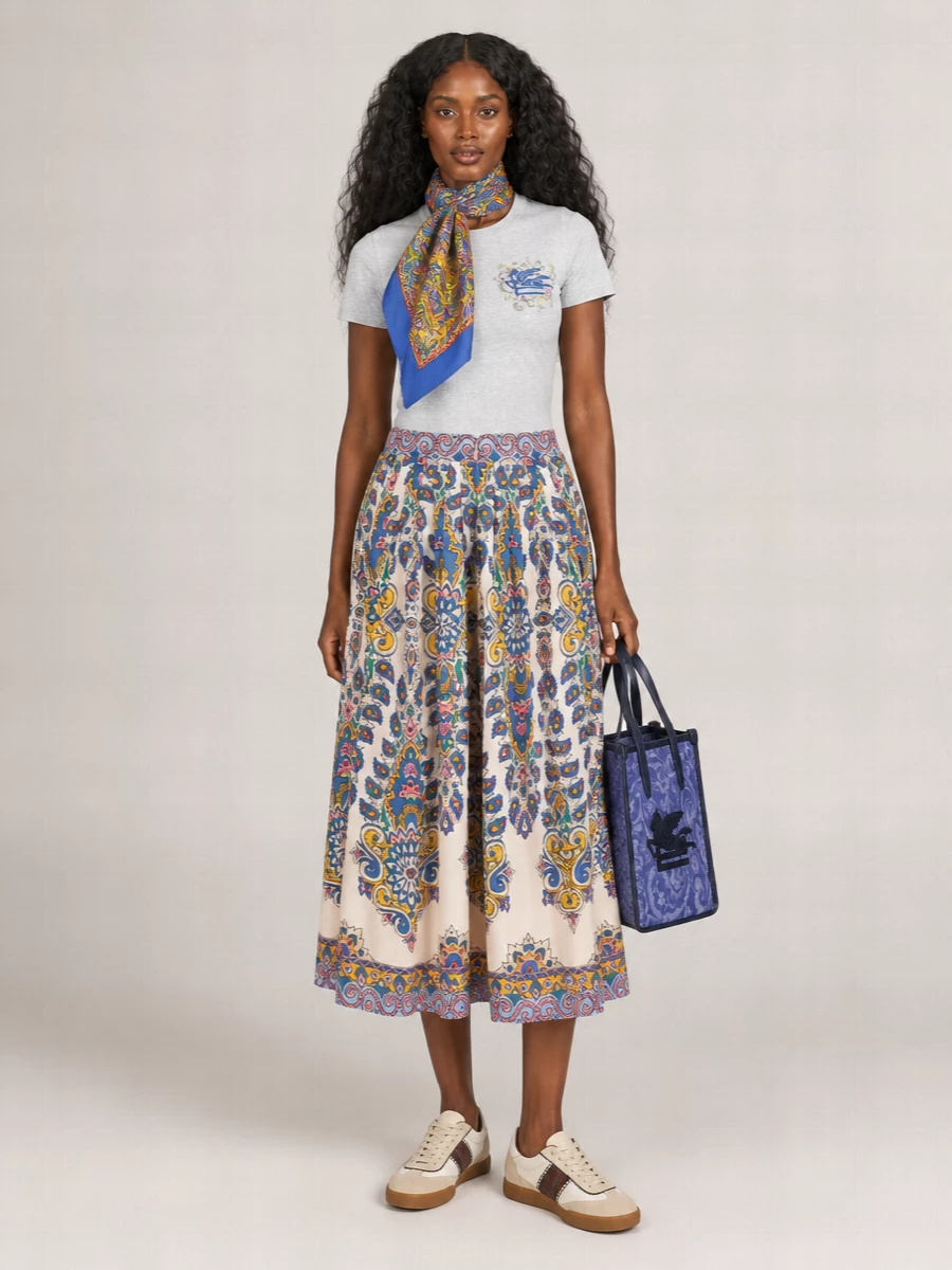 Etro Cotton Short-Sleeve T-Shirt