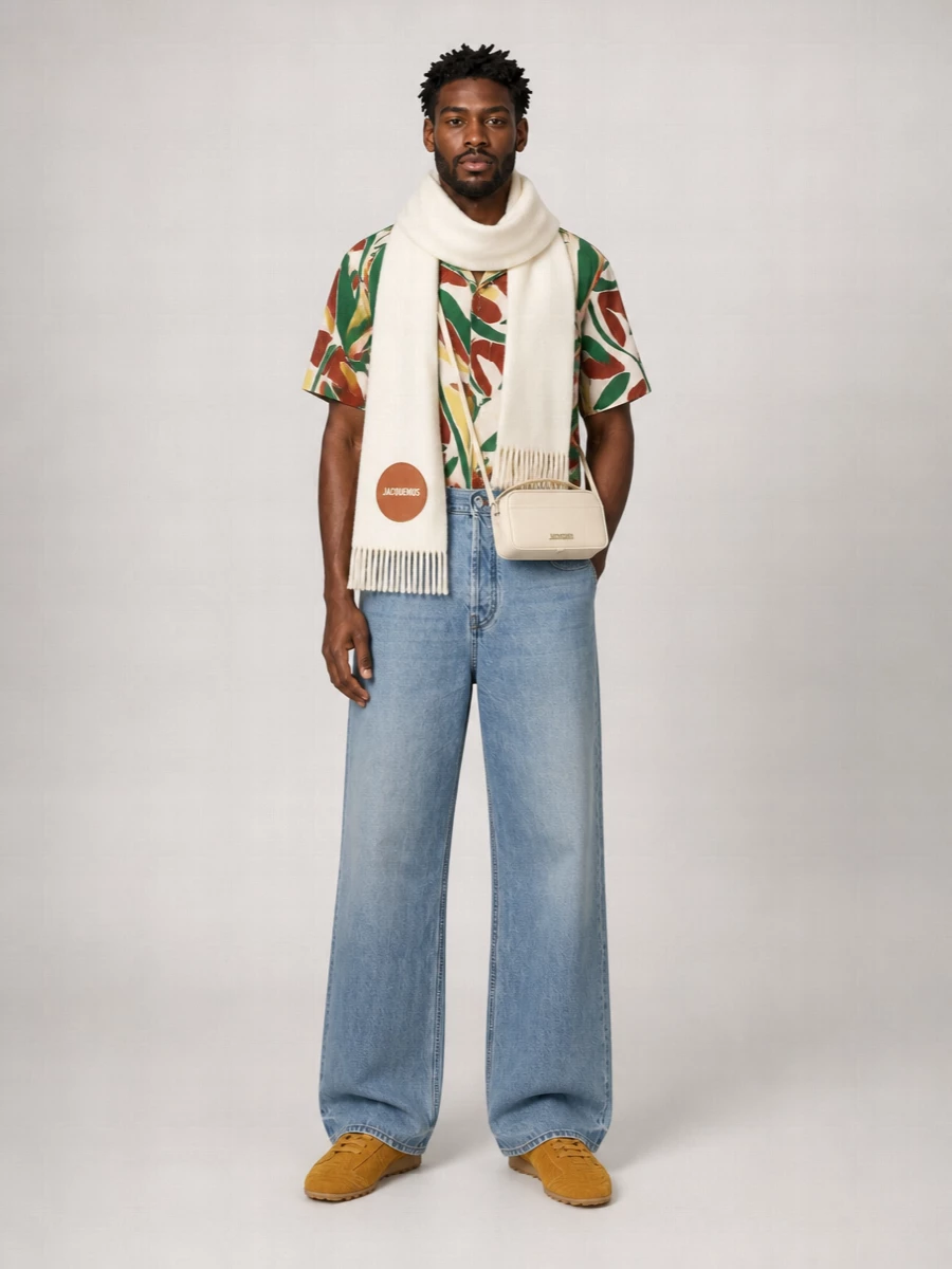 Jacquemus Printed Cotton Short-Sleeve Shirt