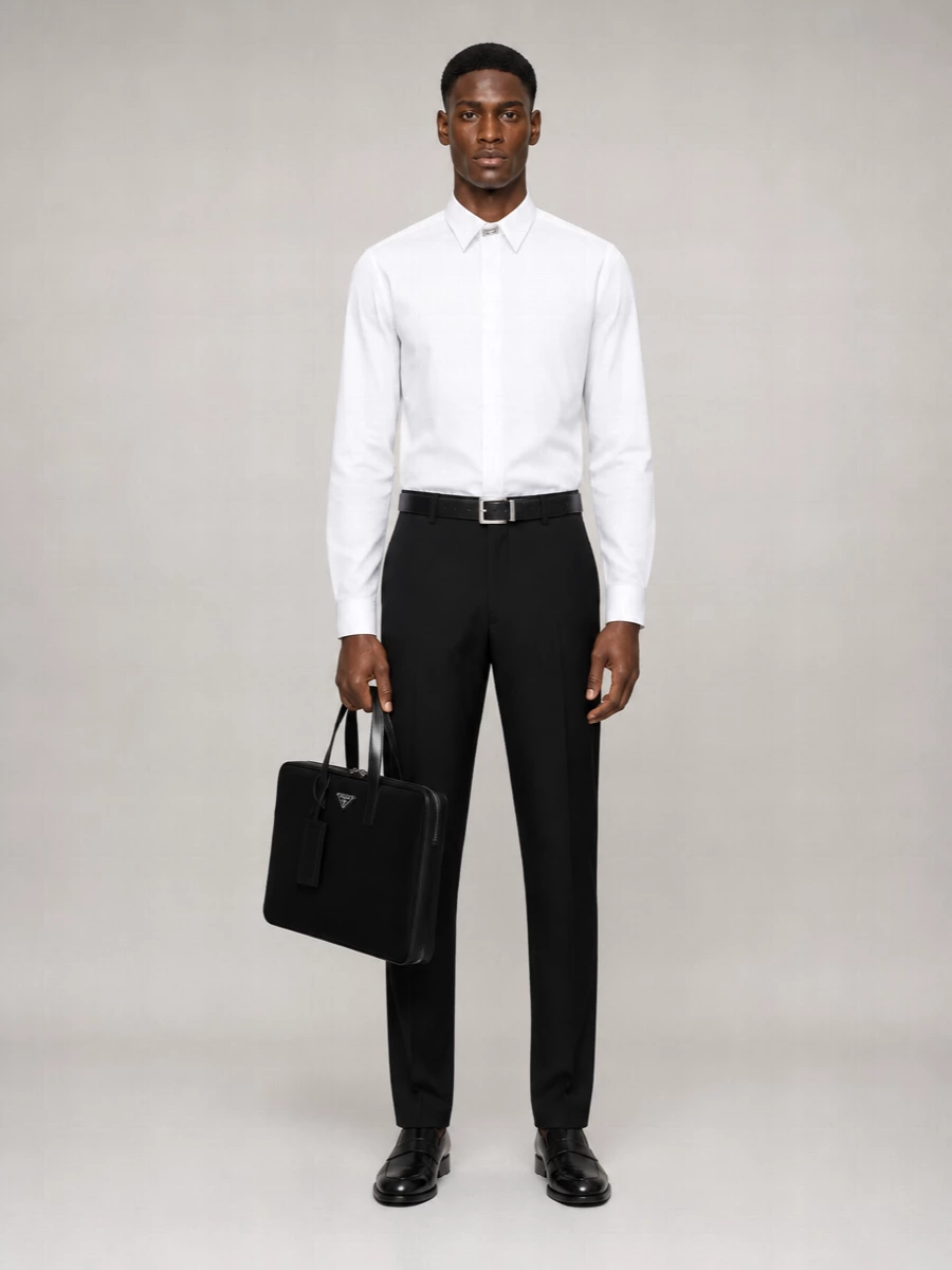 Givenchy Wool Slim-Fit Tailored Trousers