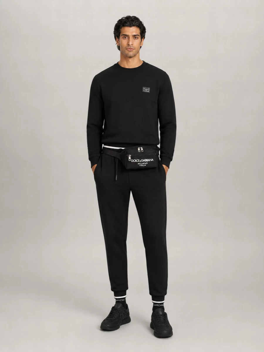 Dolce&Gabbana Cotton Track Pants
