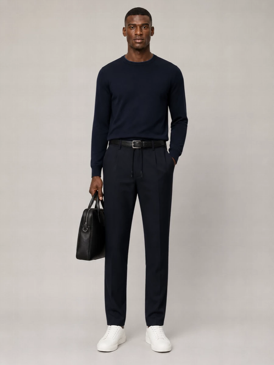 Emporio Armani Straight-Leg Trousers