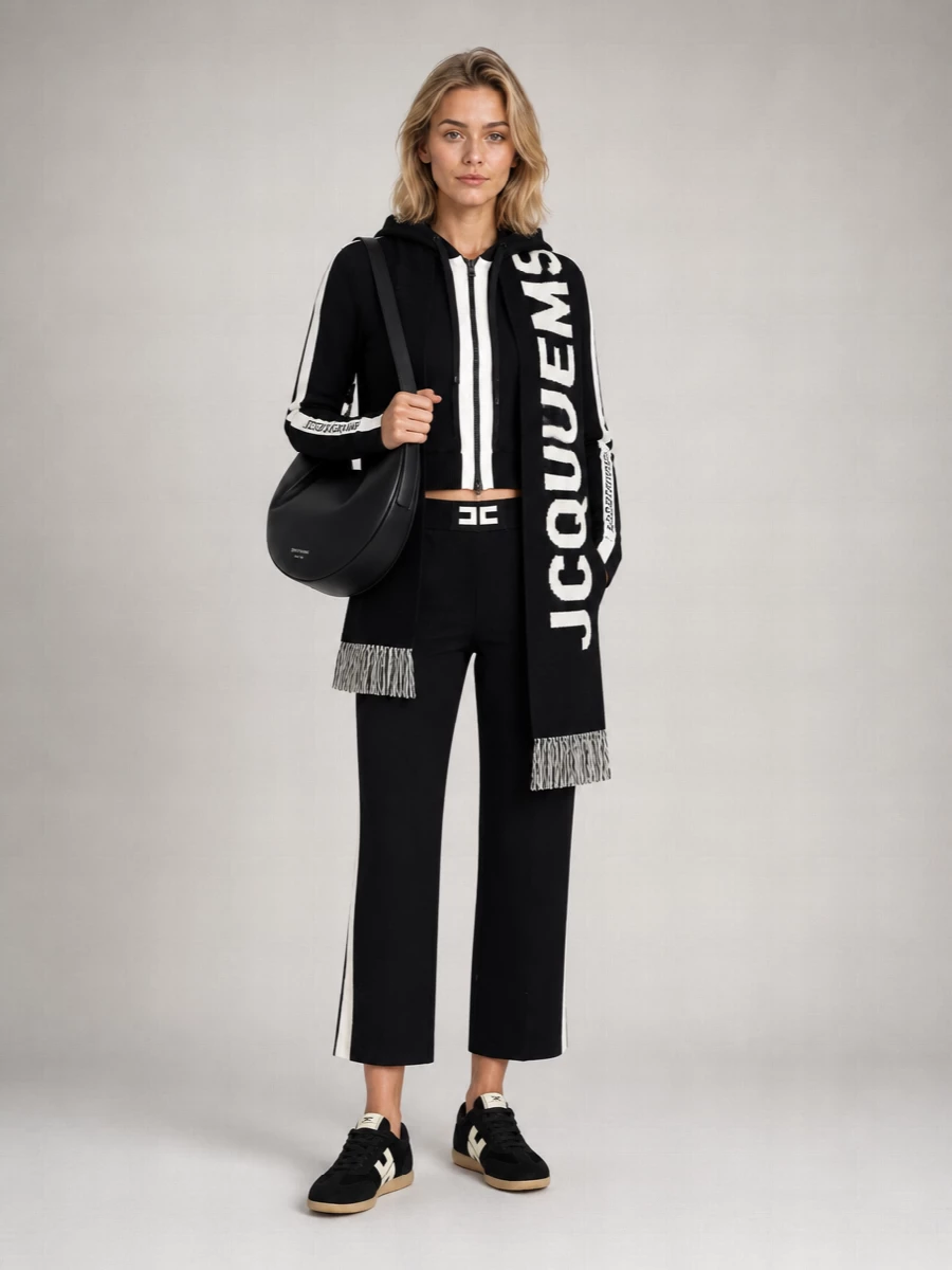 Jacquemus Virgin Wool Fringed Scarf
