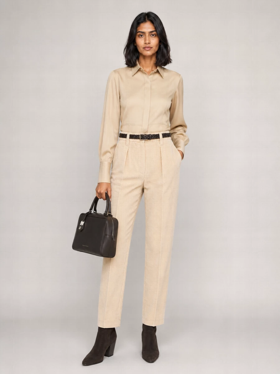 Brunello Cucinelli Striped Regular-Fit Tailored Trousers