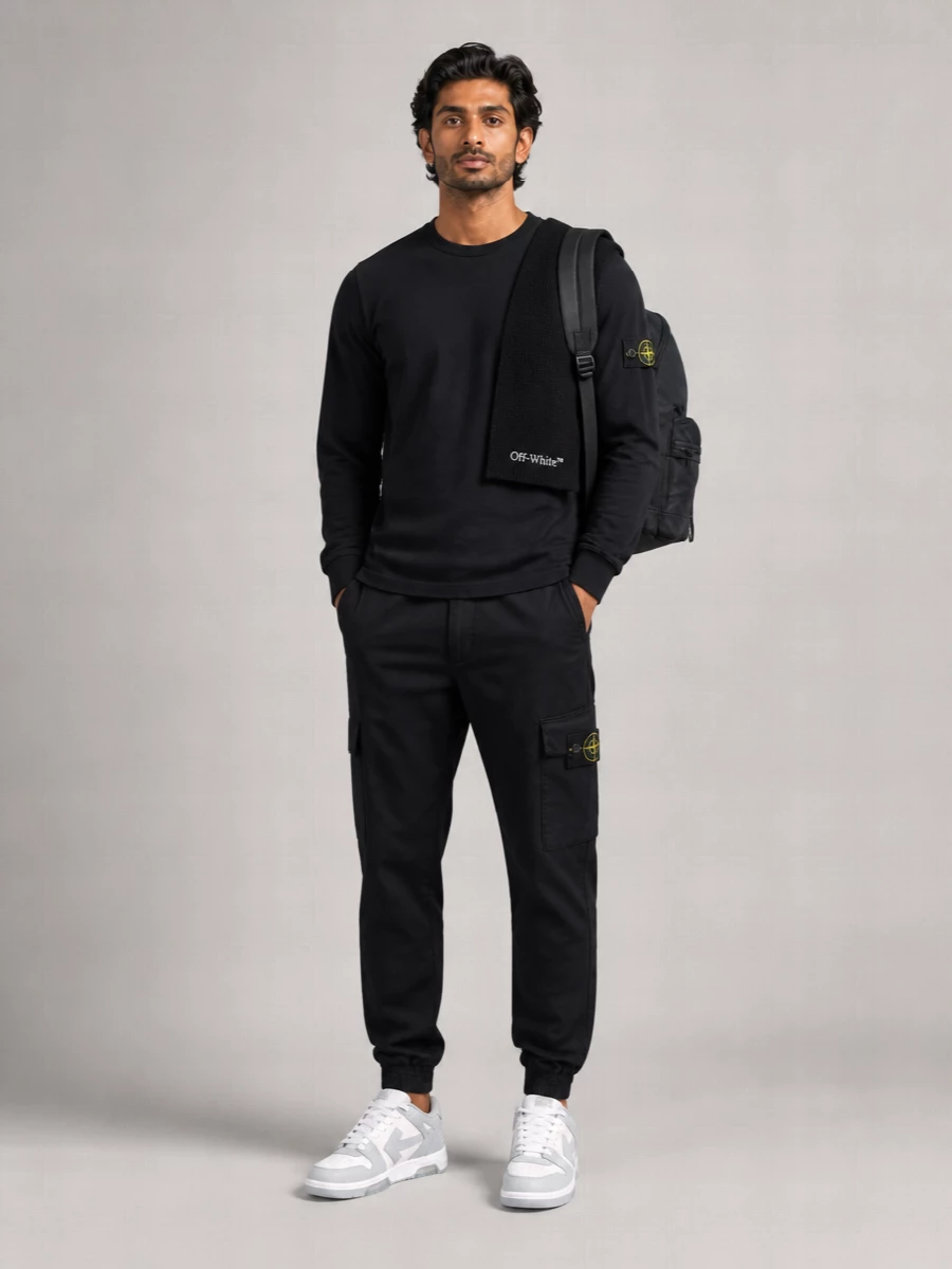 Stone Island Cotton Crewneck Sweatshirt