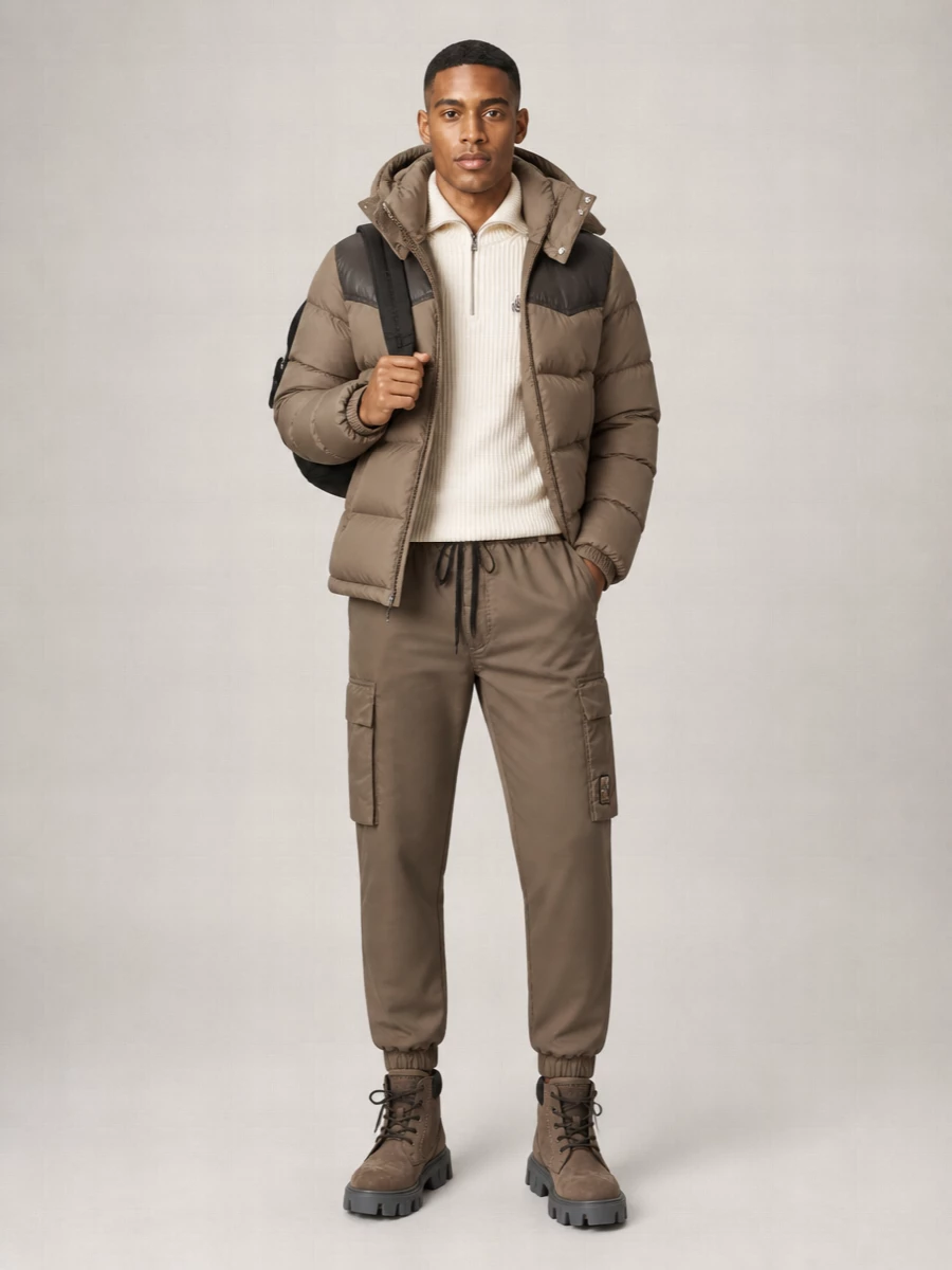 Moncler Hooded Down Puffer Jacket