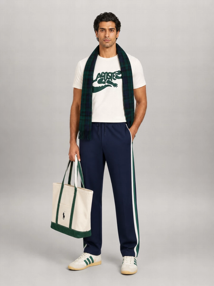 Lacoste Printed Cotton Short-Sleeve T-Shirt