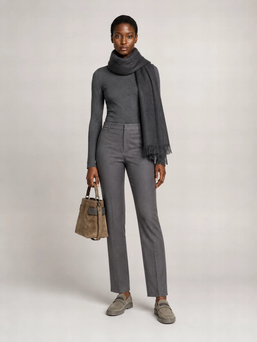 Brunello Cucinelli cashmere silk slim-fit t-shirt
