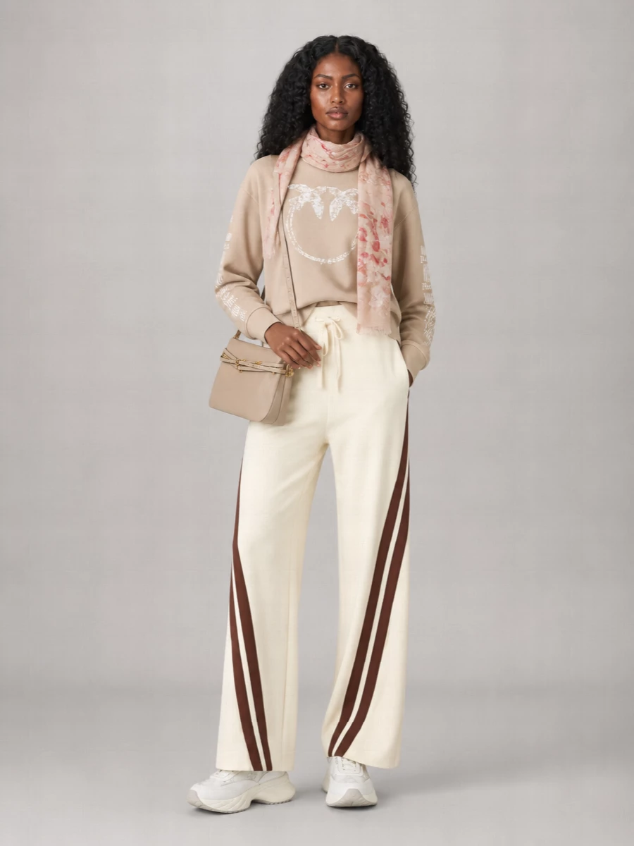 Pinko Logo-Print Scarf
