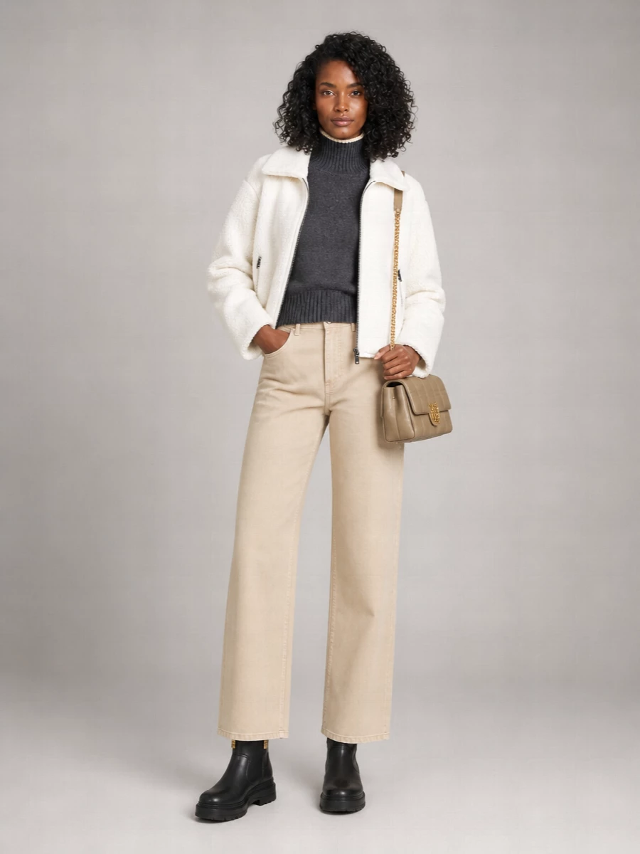 Pinko faux fur coat