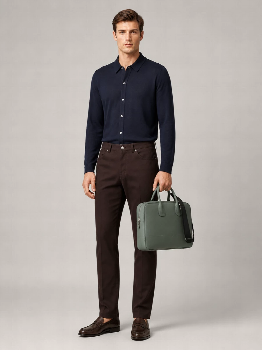 Saint Laurent Leather Loafers