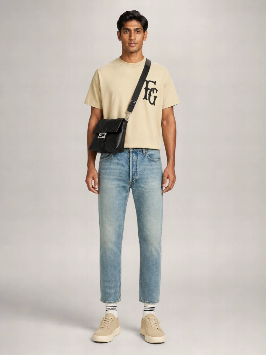 Fear Of God Denim Straight-Leg Jeans