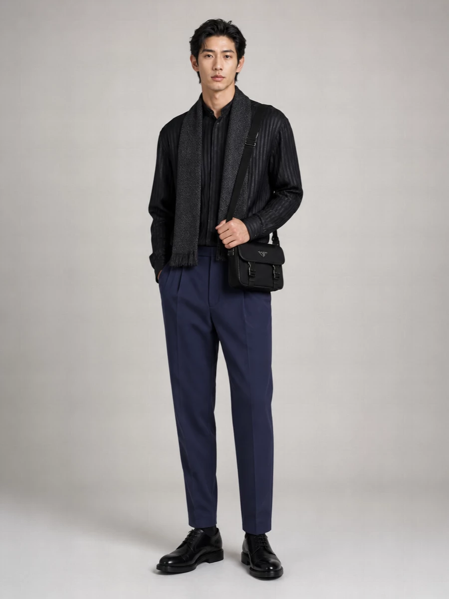 Prada Re-Nylon Messenger Crossbody Bag