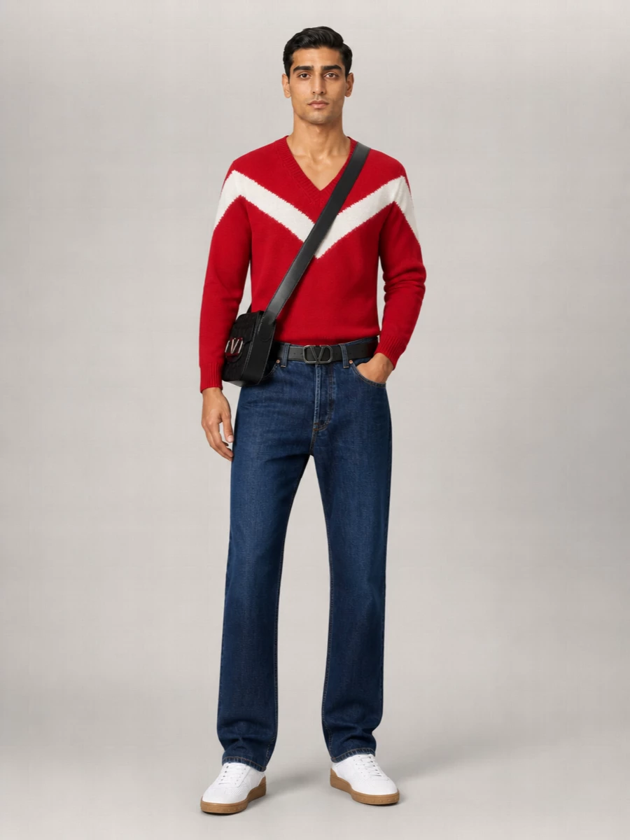 Valentino Virgin Wool Regular-Fit Sweater