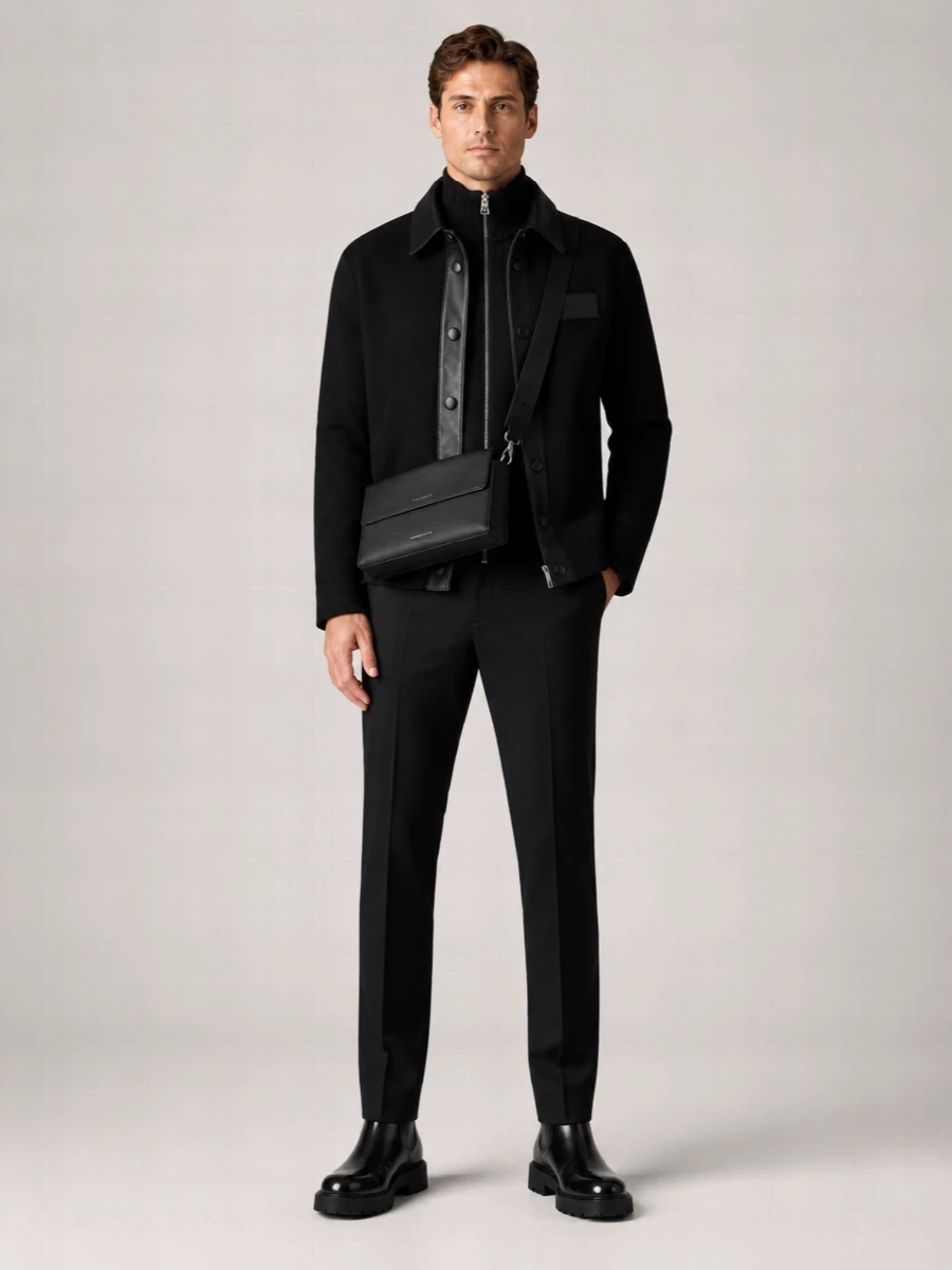 Givenchy Mixed Material Lightweight Jacket