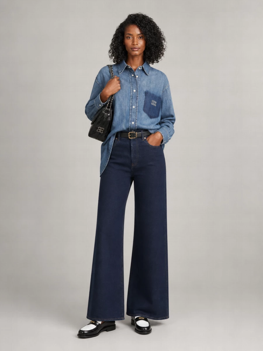 Miu Miu Denim Oversized Shirt
