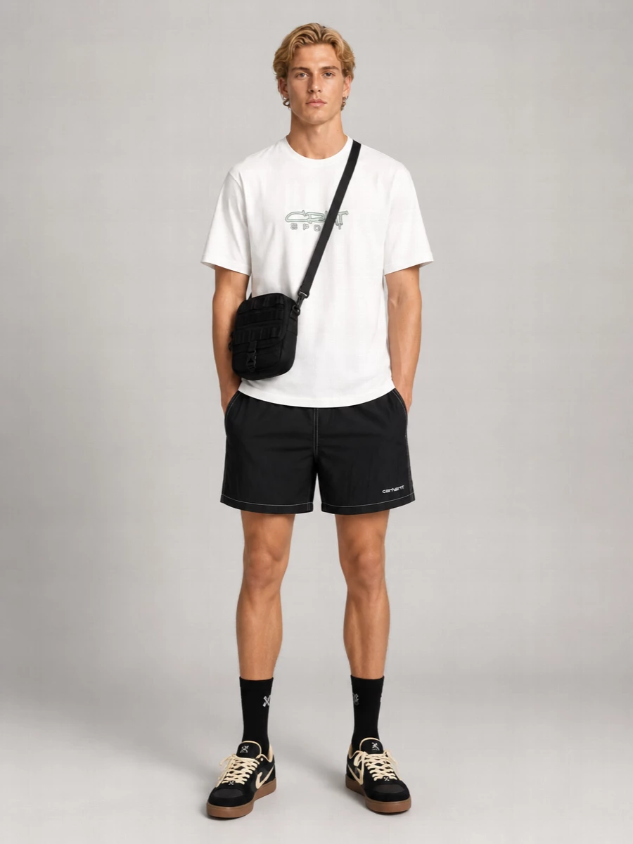Carhartt Wip 'Canby' Swimsuit With Pockets And Contrast Stitching