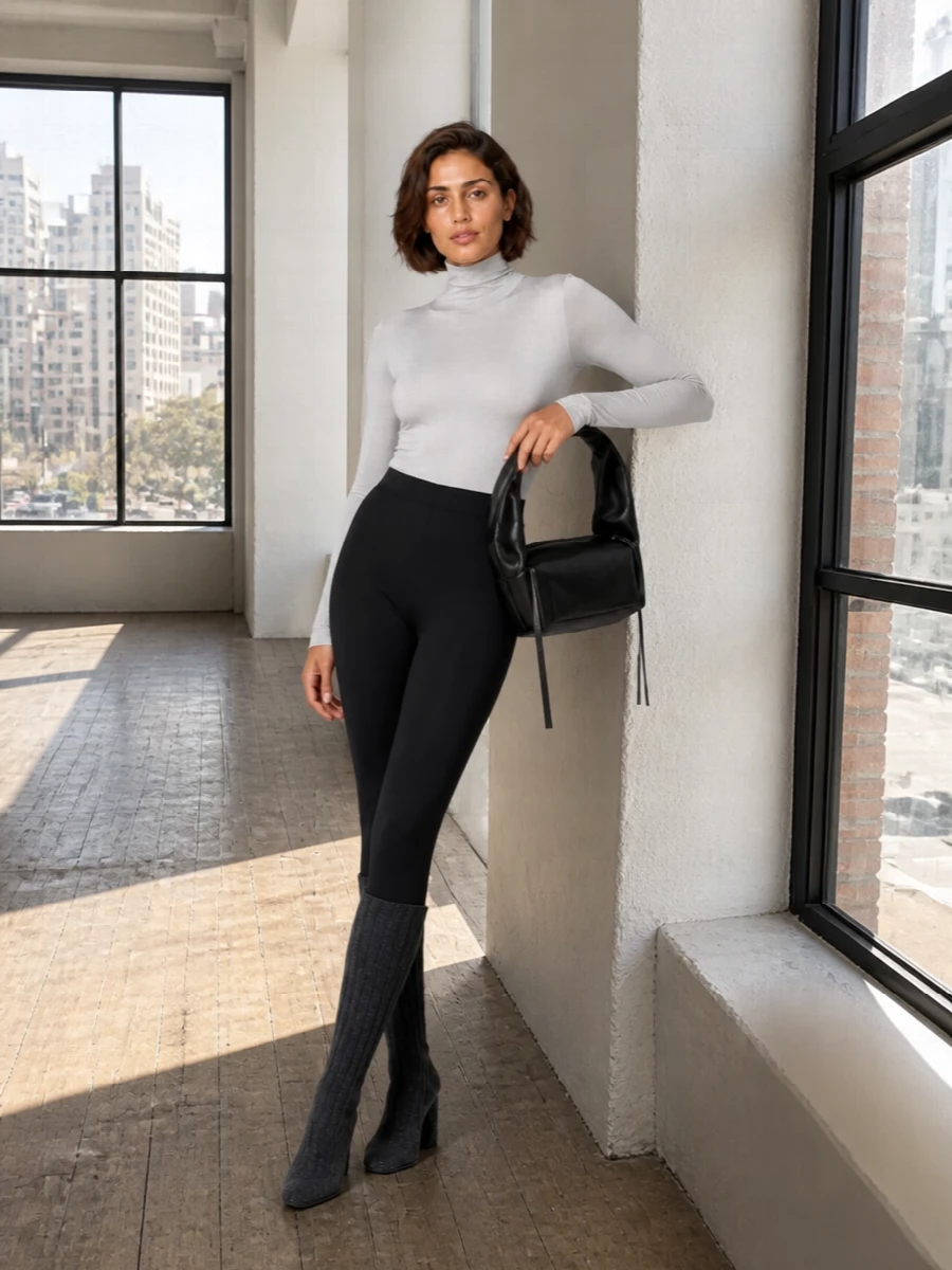 Wolford leggings bottega boots margiela bag