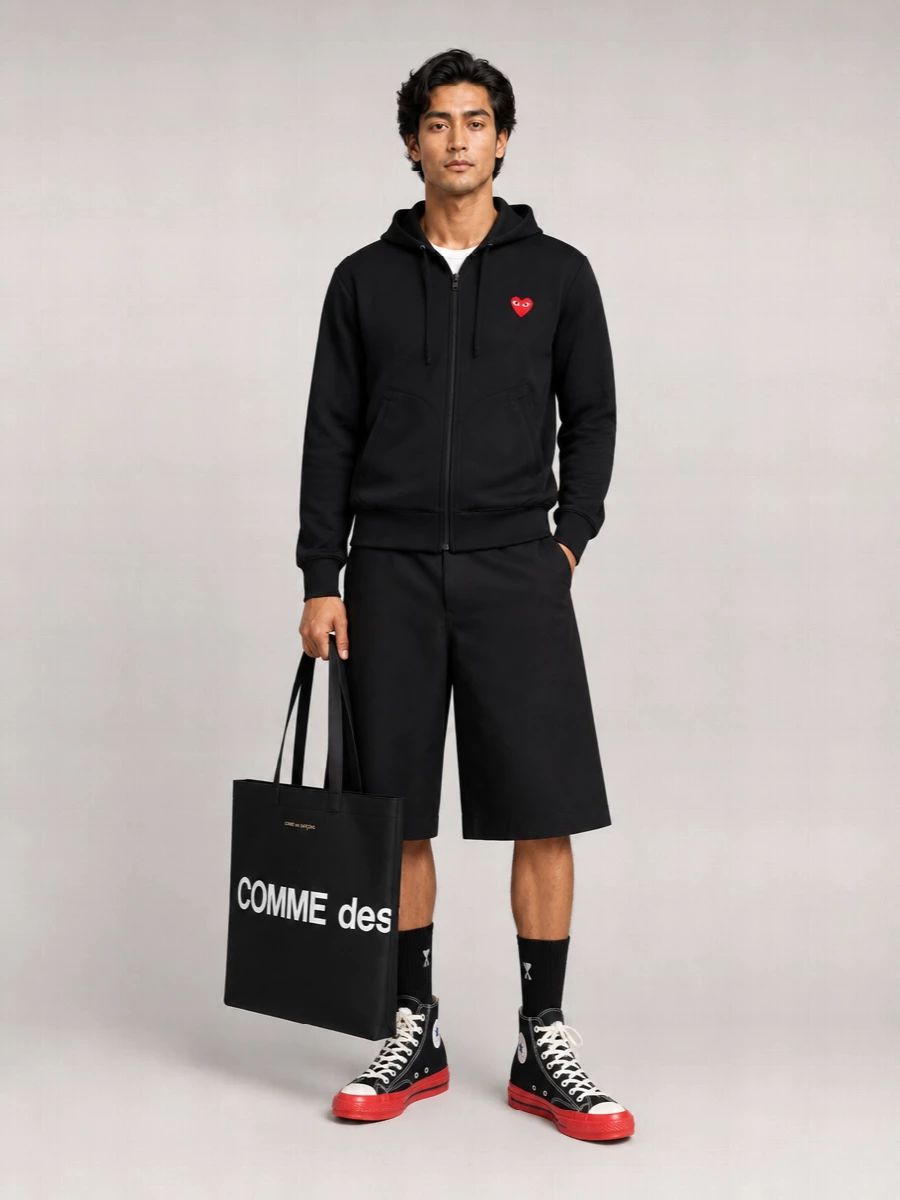 Comme Des Garçons Play High-Top Sneakers