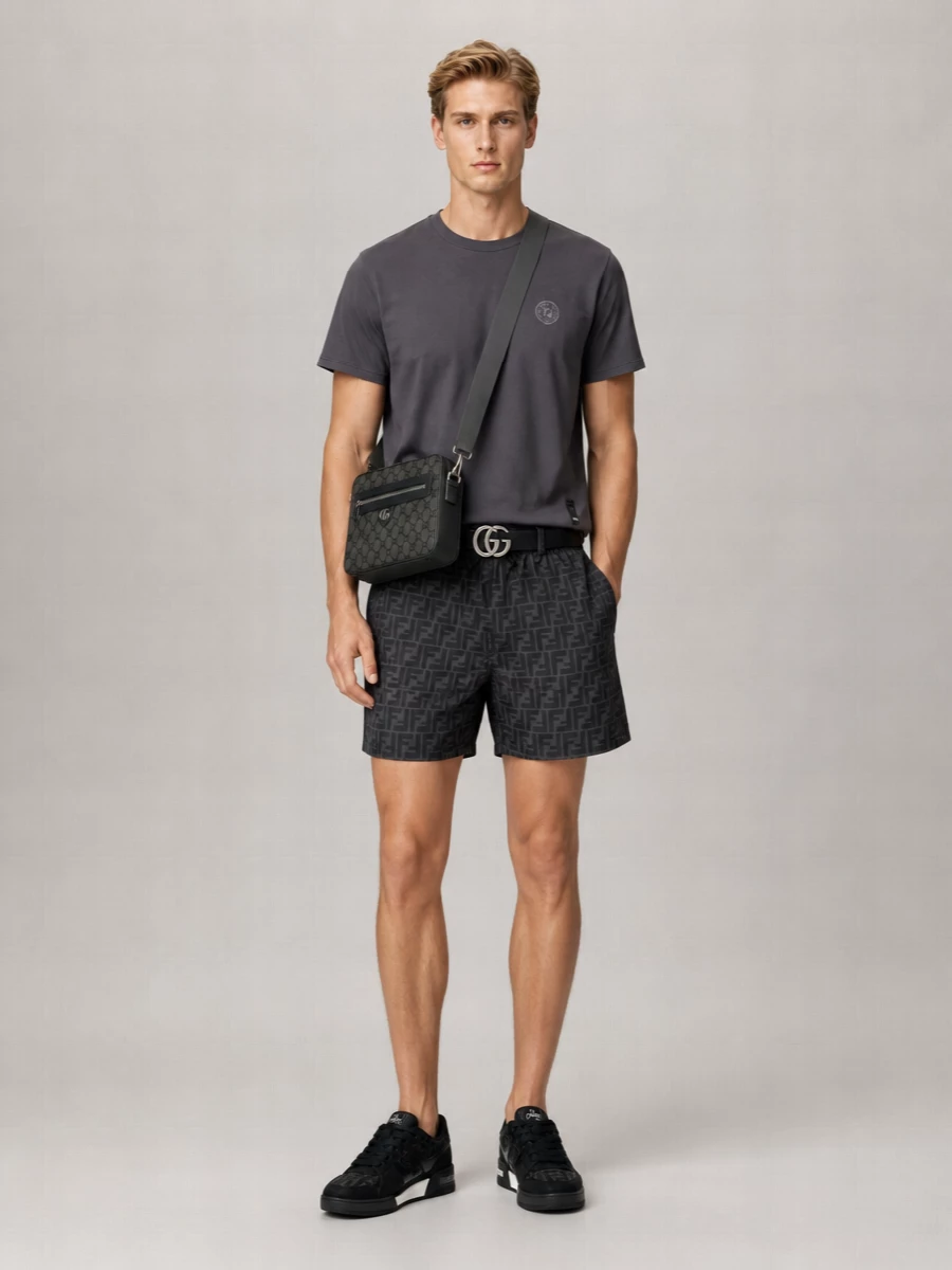 Fendi Printed Swim Shorts