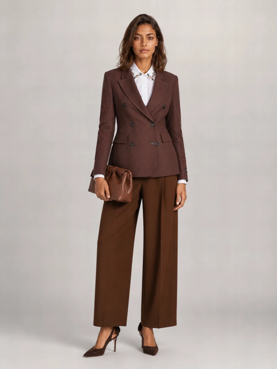 Ermanno Firenze Double-Breasted Blazer