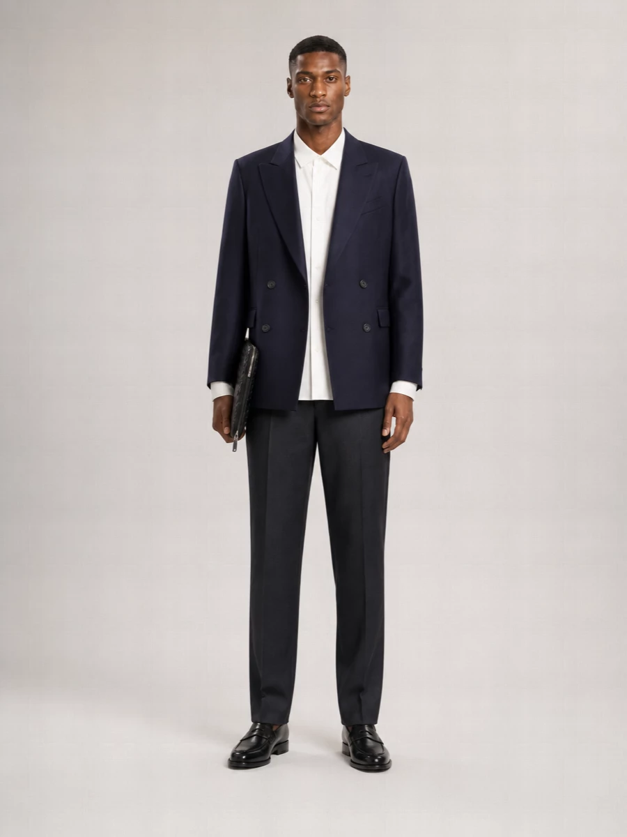 Loewe Wool Double-Breasted Blazer