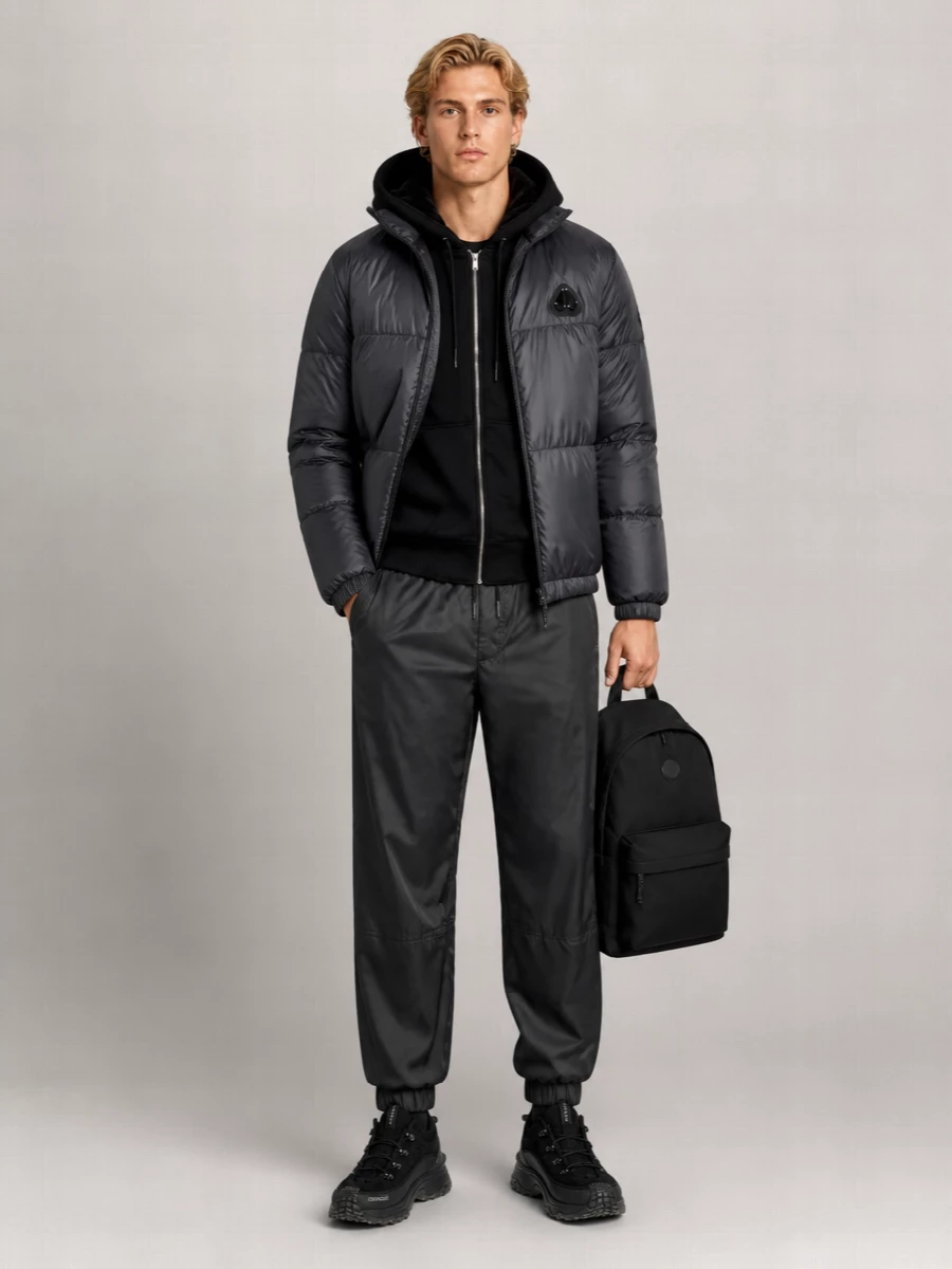 Moose Knuckles Nylon Puffer Jacket