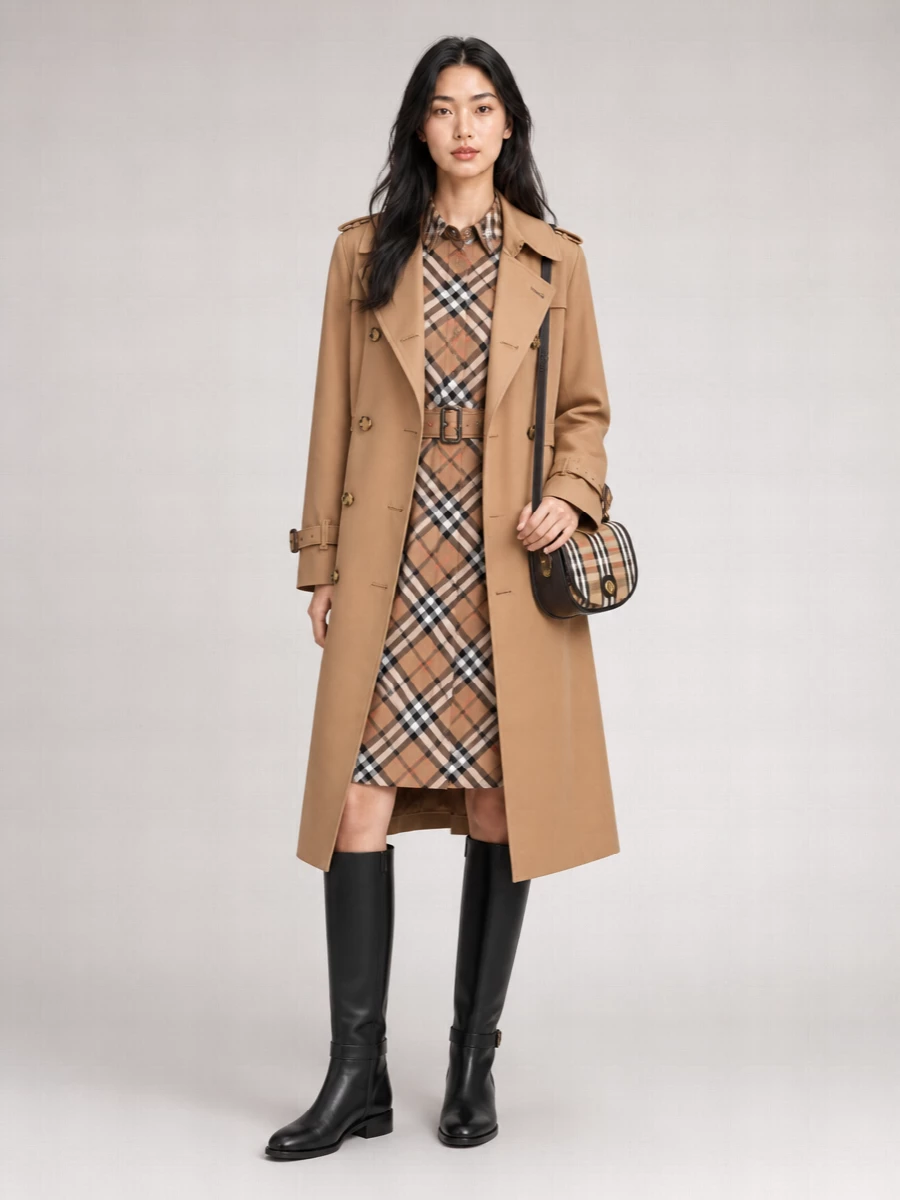 Burberry Cashmere Fitted Jacket