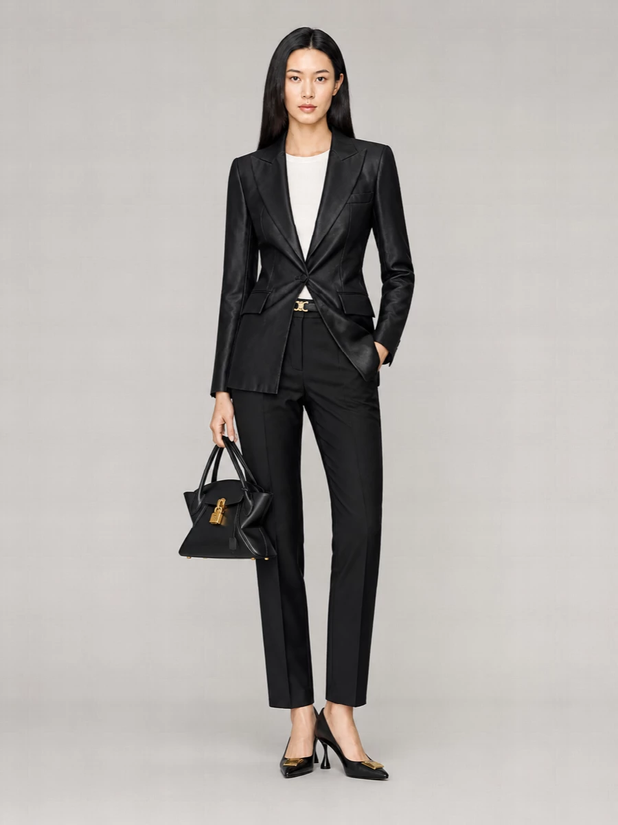 Balmain Virgin Wool Tailored Trousers