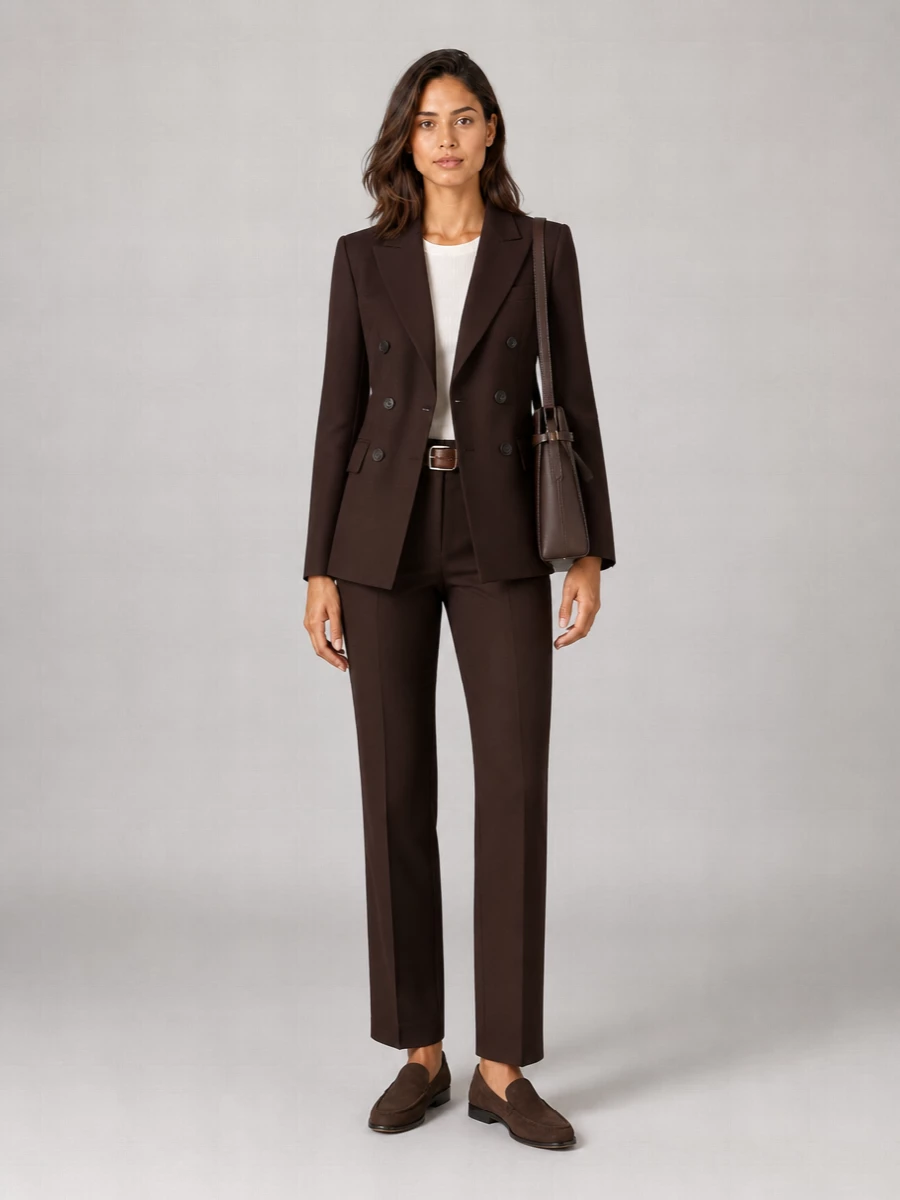 Pt Torino Twill Straight Trousers