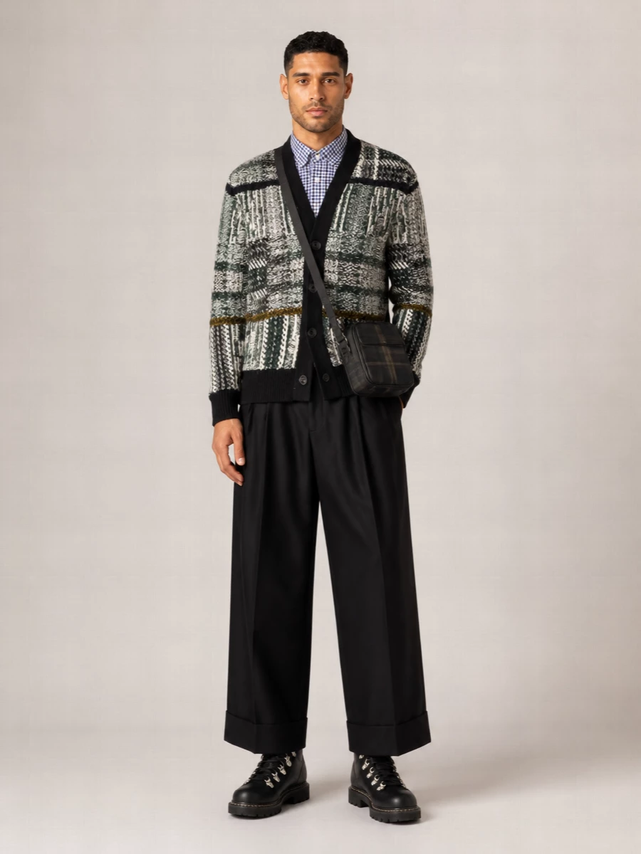 Junya Watanabe Cotton Wool Crewneck Jacket