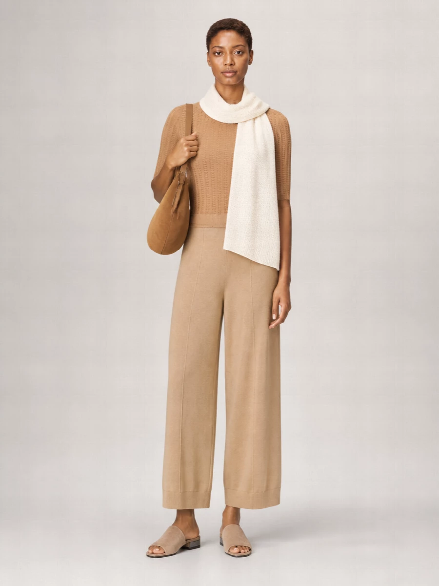 Fabiana Filippi Cashmere Wide-Leg Trousers