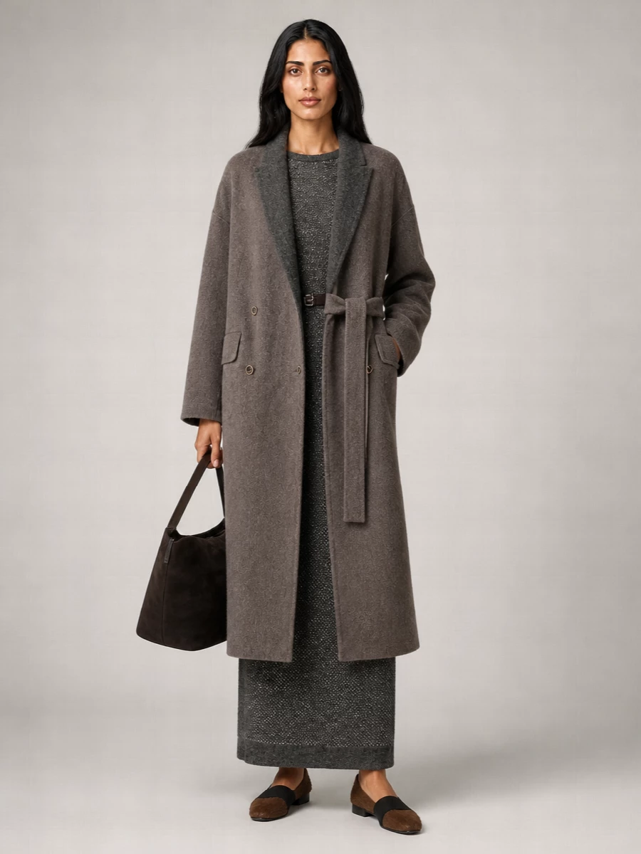 Totême Leather Belted Tote Bag