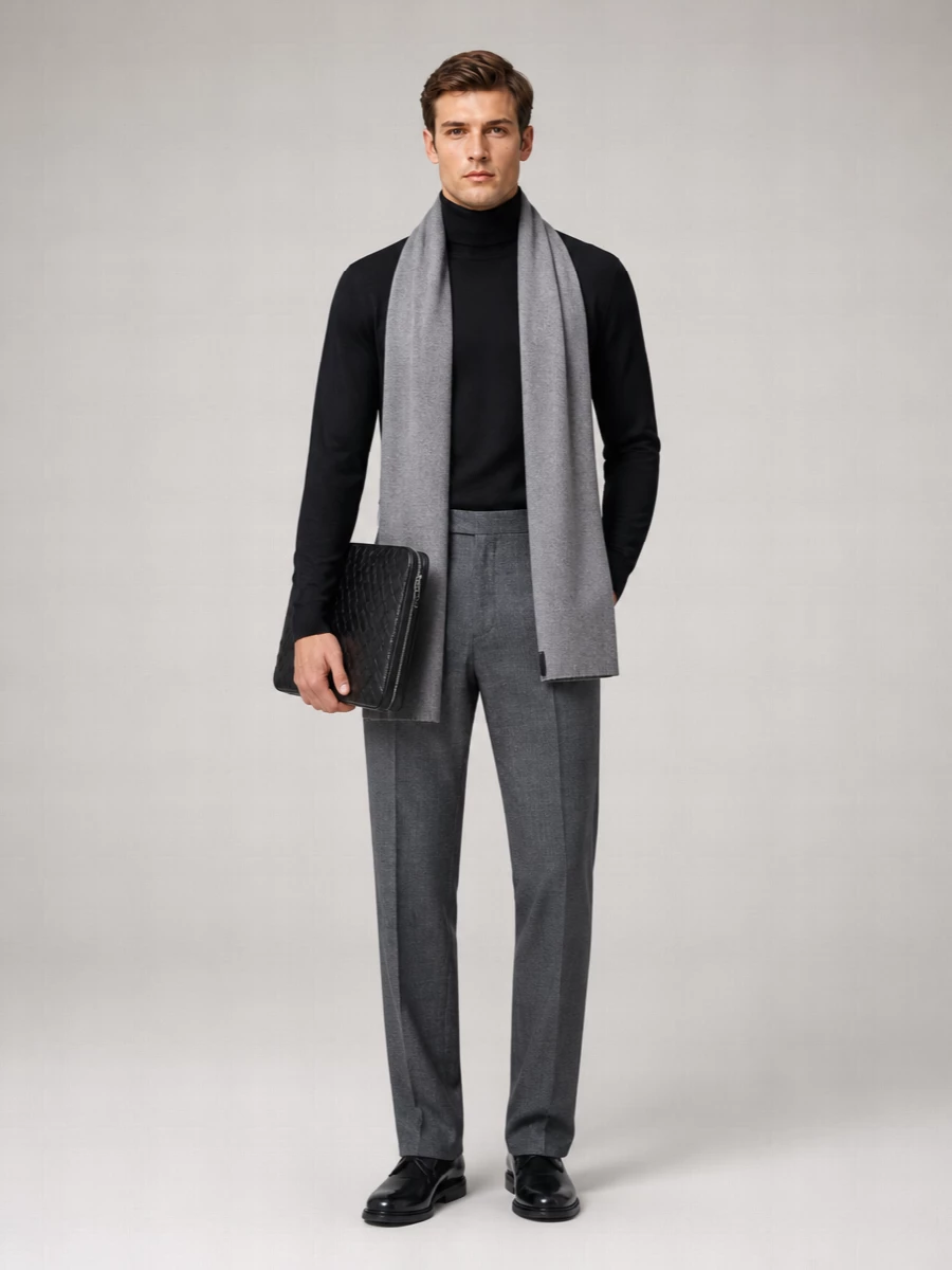 Lardini Wool Turtleneck Sweater